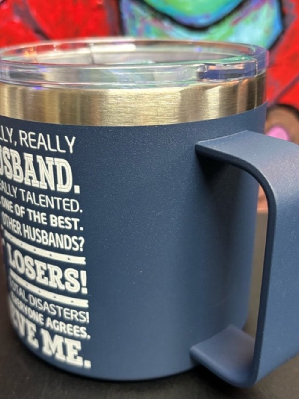 husband Mug with Humorous Text - Picture 2 of 3